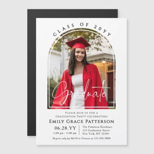 Foto Modern Arch Afstuderen Script Afstudeerfeest (Voorkant / Achterkant)