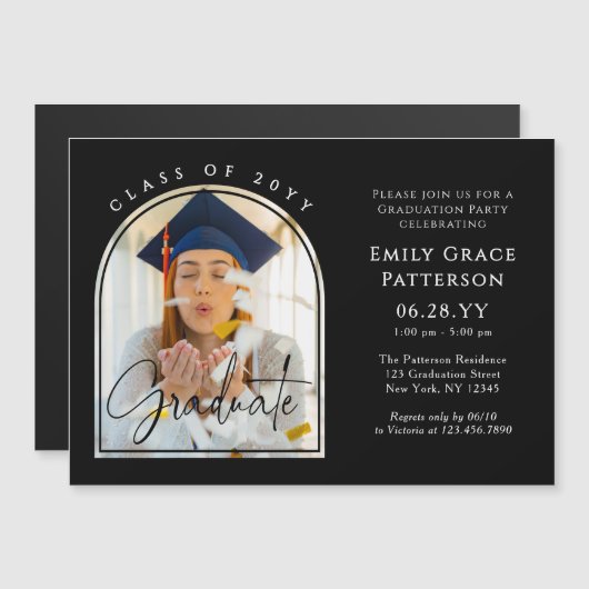 Foto Modern Arch Afstuderen Script Afstudeerfeest (Voorkant / Achterkant)