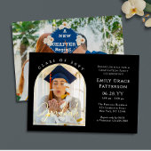 Foto Modern Arch Afstuderen Script Afstudeerfeest Folie Uitnodiging