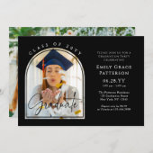 Foto Modern Arch Afstuderen Script Afstudeerfeest Kaart (Voorkant / Achterkant)