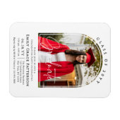 Foto Modern Arch Afstuderen Script Afstudeerfeest Magneet (Horizontaal)