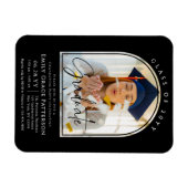 Foto Modern Arch Afstuderen Script Afstudeerfeest Magneet (Horizontaal)