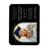 Foto Modern Arch Afstuderen Script Afstudeerfeest Magneet (Verticaal)