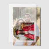 Foto Modern Arch Afstuderen Script Afstudeerfeest Vellum Uitnodigingen (Offset (Koppel))