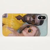 Foto Modern Besties Script Friends Case-Mate iPhone Case (Achterkant (horizontaal))
