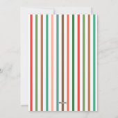 Foto Modern Bold Floral Prettige feestdagen Arch Feestdagenkaart (Achterkant)