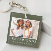 Foto Modern Chic Best Friends BFF Sleutelhanger
