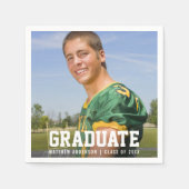 Foto Modern Graduation Party Servet (Voorkant)