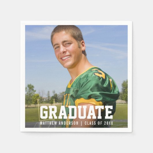 Foto Modern Graduation Party Servet (Voorkant)