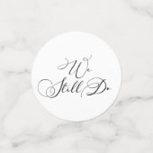 Foto Modern Jubileum Vow Renewal Confetti (Kleine voorkant)