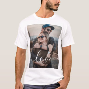 Foto Modern Love Handwrite Calligrafie T-shirt