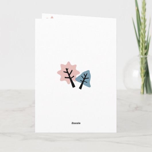 Foto Modern Merry-kerstfamilie Feestdagen Kaart (Achterkant)