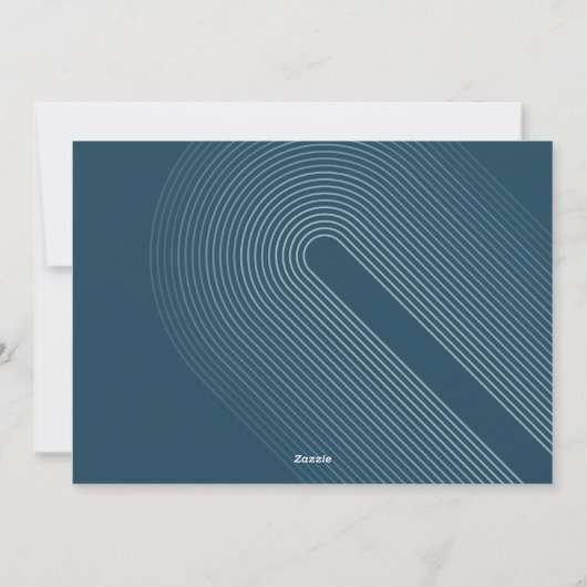 Foto modern - minimale witrand offset Merry C Feestdagenkaart (Achterkant)