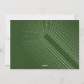 Foto Modern - Minimale Witte Rand Offset Vrolijk Feestdagenkaart (Achterkant)