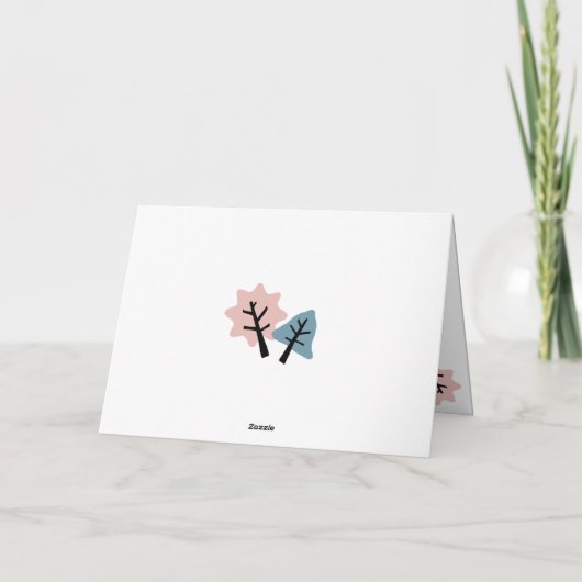 Foto Modern Prettig Kerst Feest Familie Feestdagen Kaart (Achterkant)