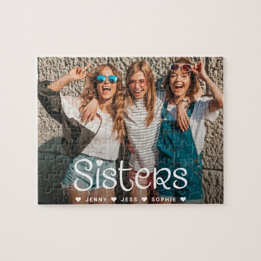 Foto Modern Sisters Legpuzzel (Horizontaal)