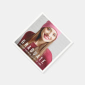 Foto Modern Trendy Graduation Party Servet (Hoek)