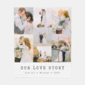 Foto Modern Wedding Fleece Deken (Voorkant)