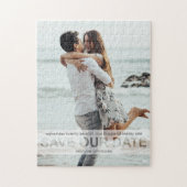 Foto Modern Wedding Save Our Date Legpuzzel (Verticaal)