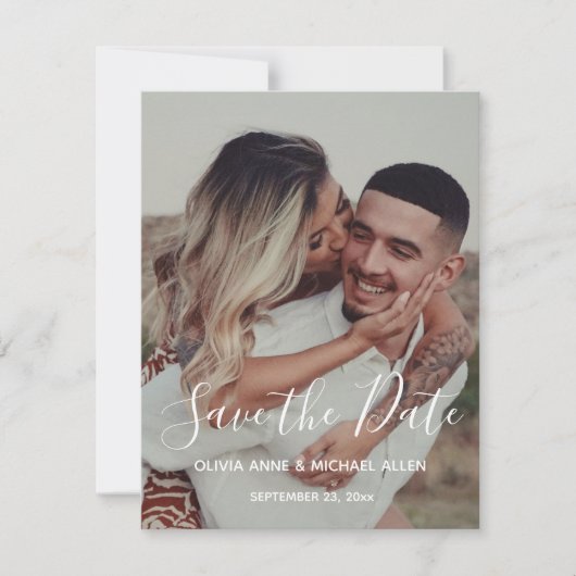 Foto Modern Wedding Save the Date (Voorkant)