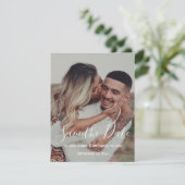 Foto Modern Wedding Save the Date (Staand voorkant)