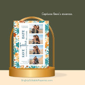 Foto Moderne Abstracte Wildflower Bright Art Save The Date