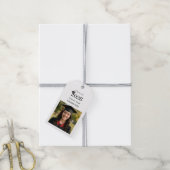 Foto moderne afstudeerfeest DIY Cadeaulabel (Met Touw)
