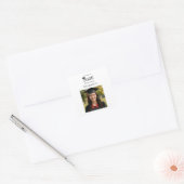 Foto moderne afstudeerfeest vierkante sticker (Envelop)