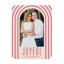 Foto Moderne Arch Blush & Red Holiday