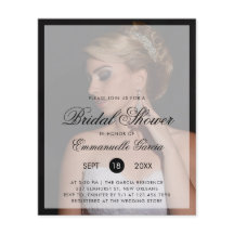 Foto Moderne begrotingsuitnodiging in Bridal