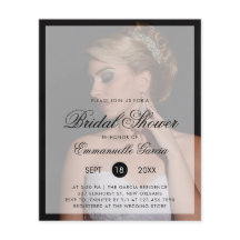 Foto Moderne begrotingsuitnodiging in Bridal