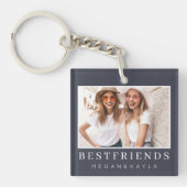 Foto Moderne beste vrienden BFF Sleutelhanger (Voorkant)