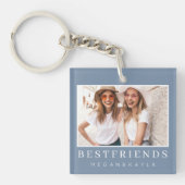 Foto Moderne beste vrienden BFF Sleutelhanger (Voorkant)