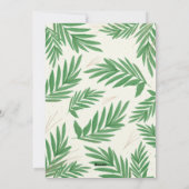 Foto Moderne botanische Arch Greenery Feestdagenkaart (Achterkant)