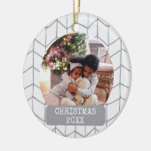 Foto Moderne Feestdagen Kerst Keramisch Ornament (Links)