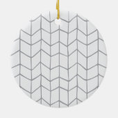 Foto Moderne Feestdagen Kerst Keramisch Ornament (Achterkant)