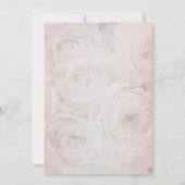 Foto Moderne Geometrische Roos Afstudeer Uitnodigi Kaart (Achterkant)