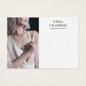 Foto moderne juwelry Designer Visitekaartje (Voorkant)