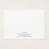 Foto moderne juwelry Designer Visitekaartje (Achterkant)