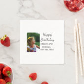 Foto moderne klassieker toevoegen naam datum geluk servet (Insitu)