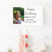 Foto moderne klassieker toevoegen naam datum geluk spandoek (Insitu)