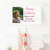 Foto moderne klassieker toevoegen naam datum geluk spandoek (Insitu)