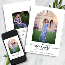 Foto moderne legant script Afstuderen