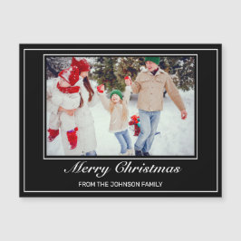 Foto Moderne minimalistische vrolijke kerstgroet