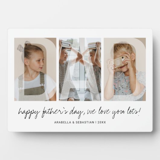 Foto Moderne overlay Pap Fotoplaat (voorkant)