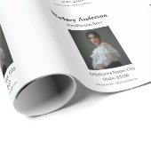 Foto moderne professie social media adres simpl cadeaupapier (Rol Hoek)