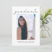 Foto moderne scriptgradatie kaart (Staand voorkant)