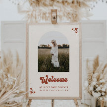 Foto Moderne Welkom Baby Shower Bord
