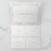 Foto Moderne Whimsy Dolfijn Bruiloft Bedankkaart (Binnen)