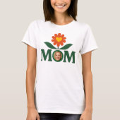 Foto moeder bloem hart t-shirt (Voorkant)